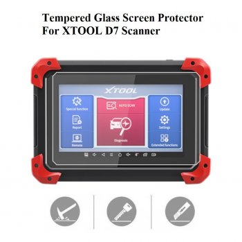 Tempered Glass Screen Protector Cover for XTOOL D7 Scan Tool
